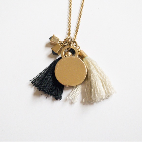 J.Crew Tassel Pendant Charm Necklace - Picture 2 of 2